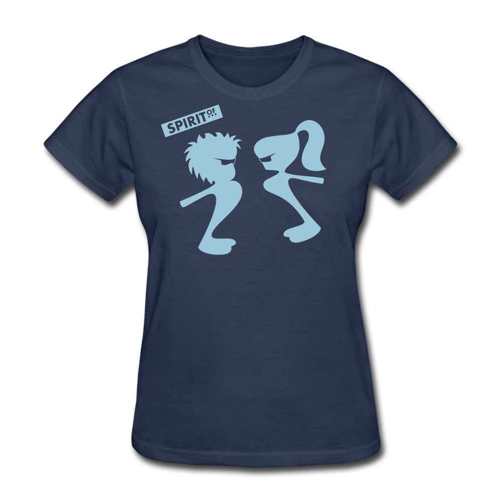 Women’s Gildan Heavy T-Shirt - azul marino