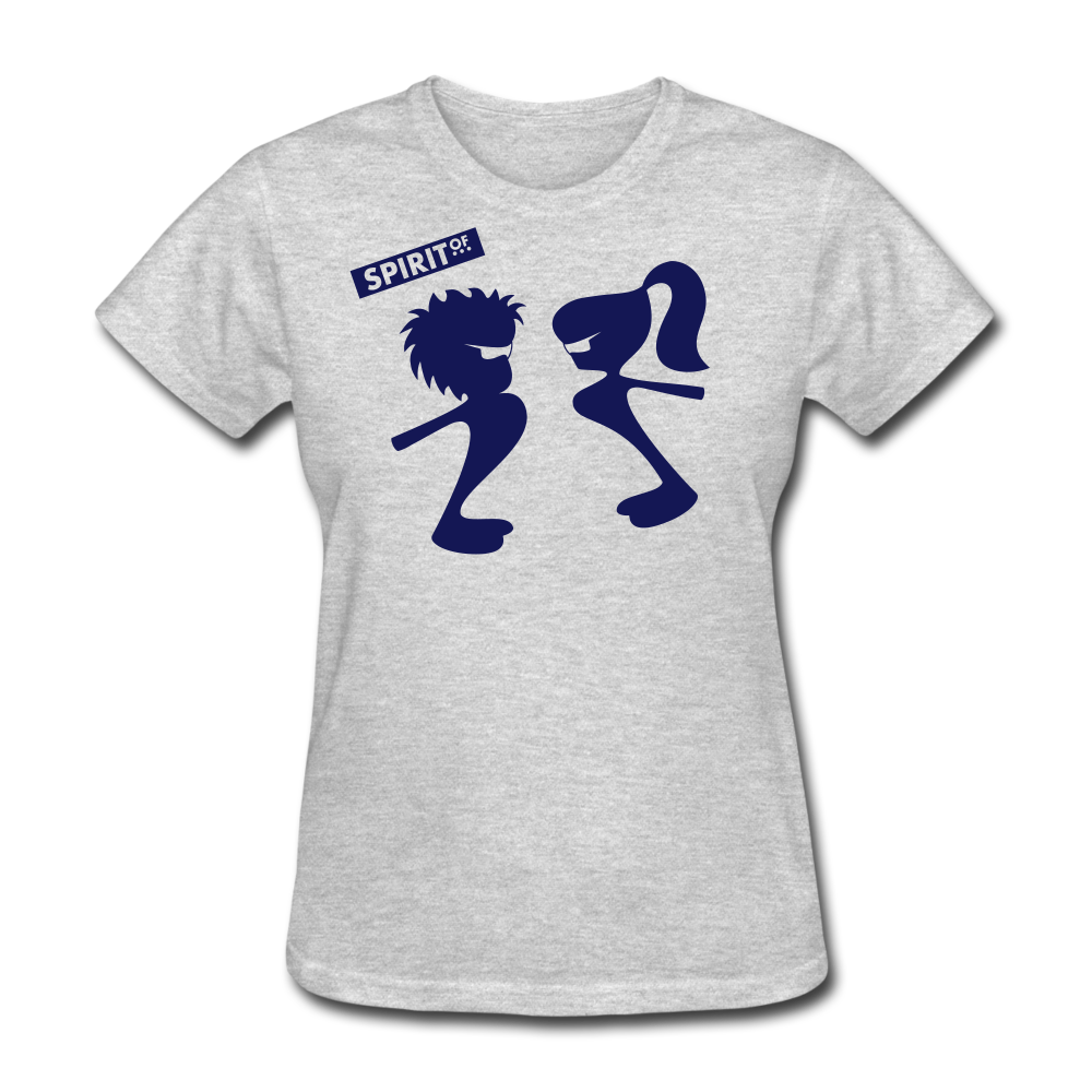 Women’s Gildan Heavy T-Shirt - gris jaspeado
