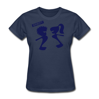 Women’s Gildan Heavy T-Shirt - azul marino