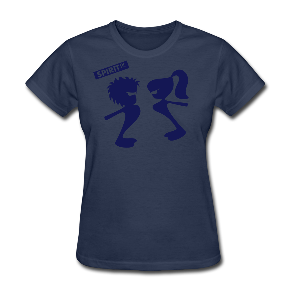 Women’s Gildan Heavy T-Shirt - azul marino