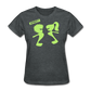 Women’s Gildan Heavy T-Shirt - gris oscuro jaspeado