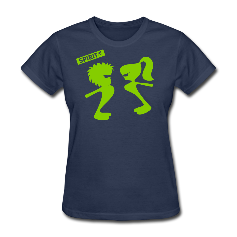 Women’s Gildan Heavy T-Shirt - azul marino