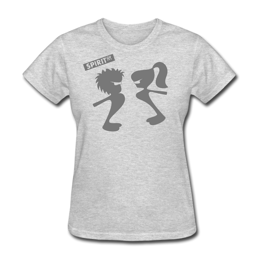 Women’s Gildan Heavy T-Shirt - gris jaspeado