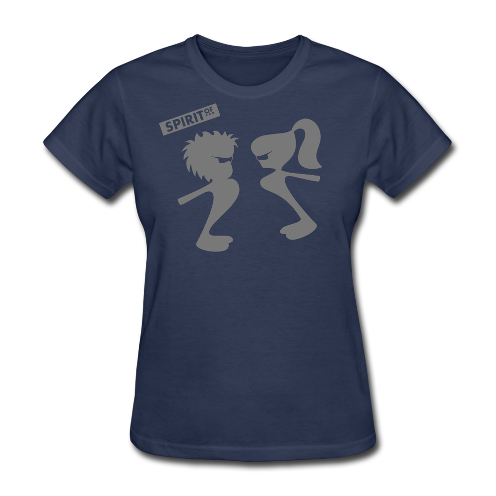 Women’s Gildan Heavy T-Shirt - azul marino