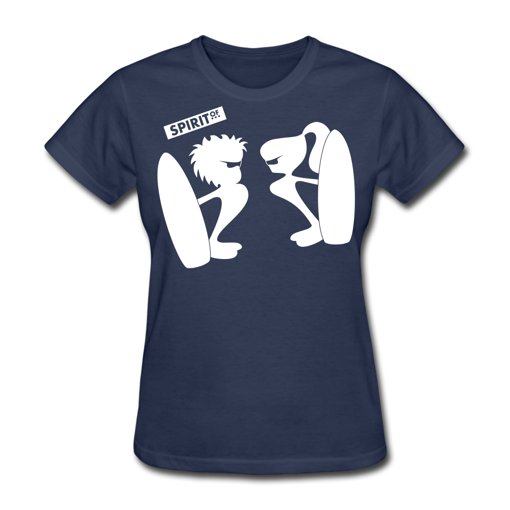 Women’s Gildan Heavy T-Shirt - azul marino