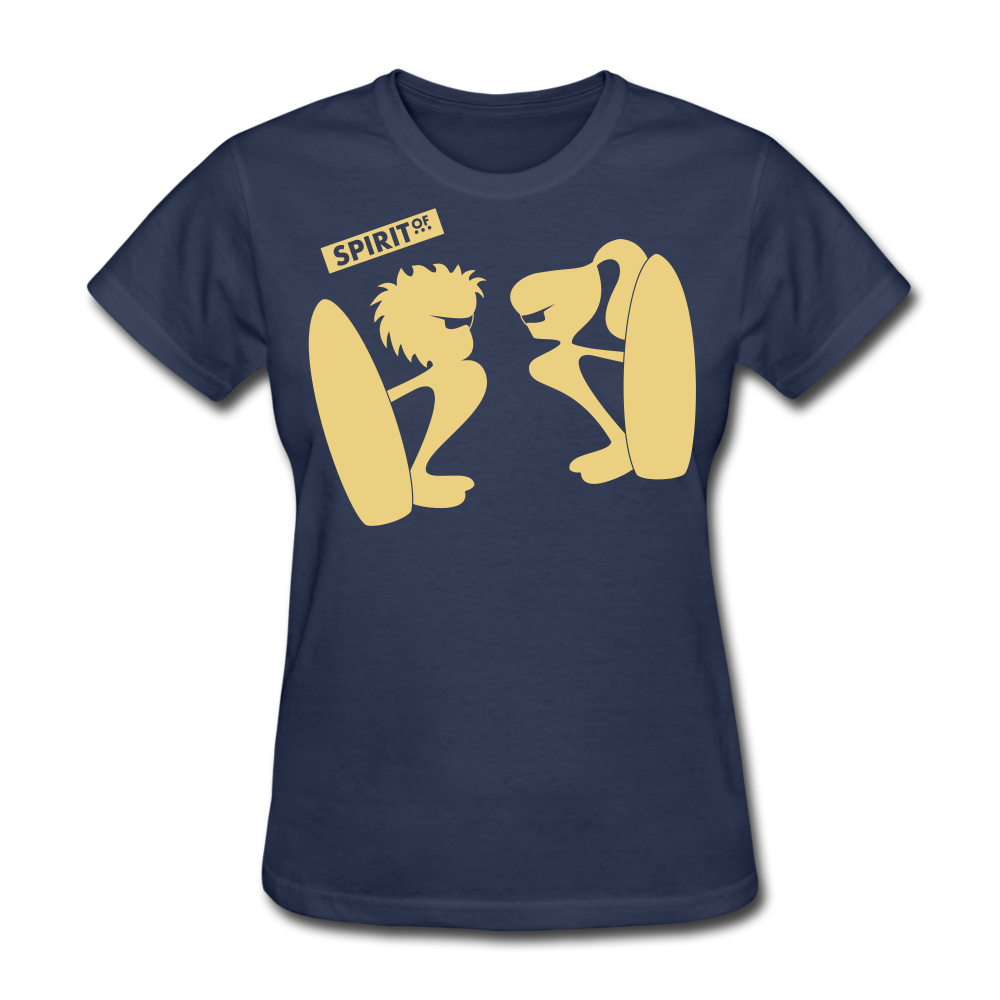 Women’s Gildan Heavy T-Shirt - azul marino