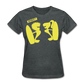 Women’s Gildan Heavy T-Shirt - gris oscuro jaspeado