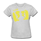 Women’s Gildan Heavy T-Shirt - gris jaspeado