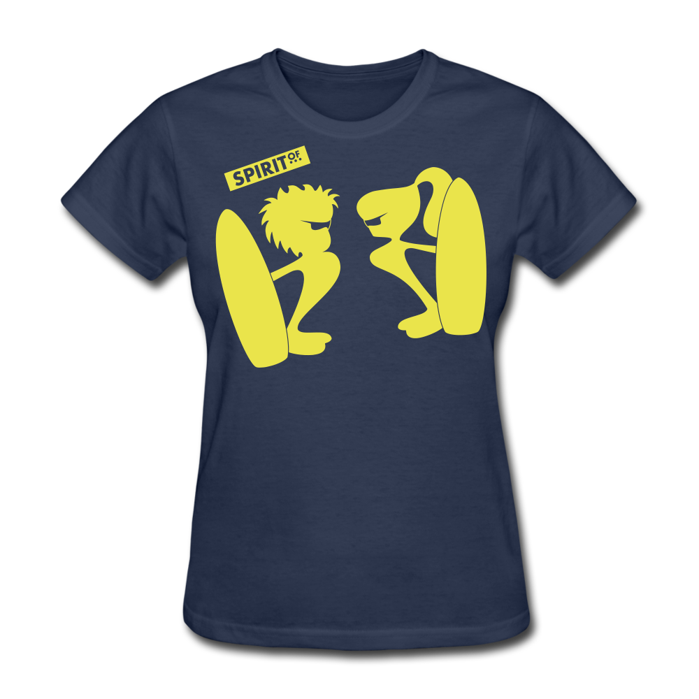 Women’s Gildan Heavy T-Shirt - azul marino