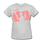 Women’s Gildan Heavy T-Shirt - gris jaspeado