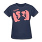 Women’s Gildan Heavy T-Shirt - azul marino