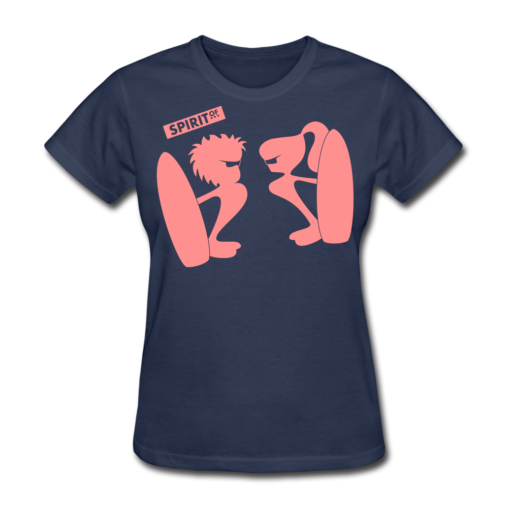 Women’s Gildan Heavy T-Shirt - azul marino