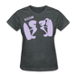 Women’s Gildan Heavy T-Shirt - gris oscuro jaspeado
