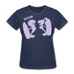 Women’s Gildan Heavy T-Shirt - azul marino