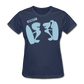 Women’s Gildan Heavy T-Shirt - azul marino