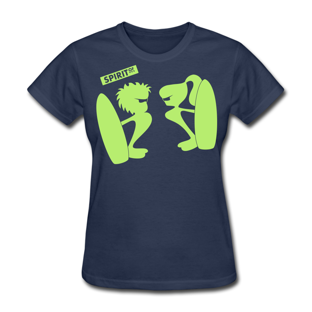 Women’s Gildan Heavy T-Shirt - azul marino
