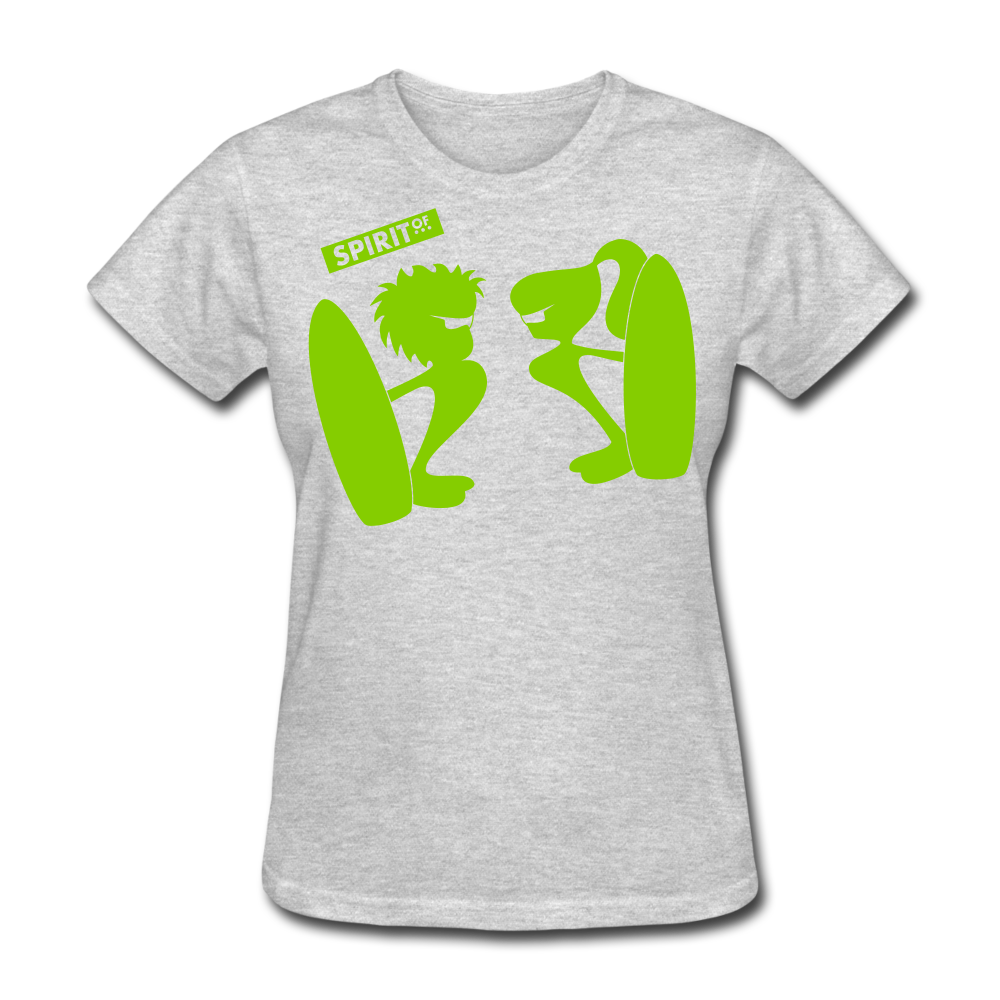 Women’s Gildan Heavy T-Shirt - gris jaspeado