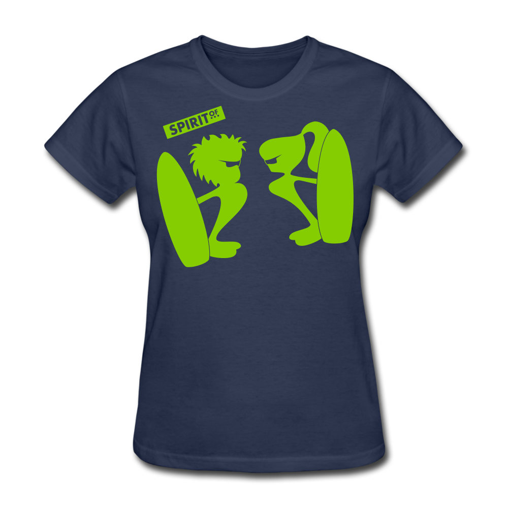 Women’s Gildan Heavy T-Shirt - azul marino