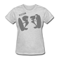 Women’s Gildan Heavy T-Shirt - gris jaspeado