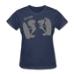 Women’s Gildan Heavy T-Shirt - azul marino