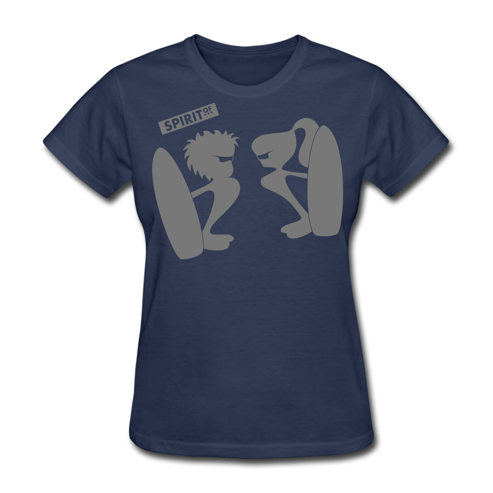 Women’s Gildan Heavy T-Shirt - azul marino