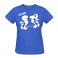 Camiseta Básica 180 (Mujer) - Spiritof TBox & Gym S White - azul real