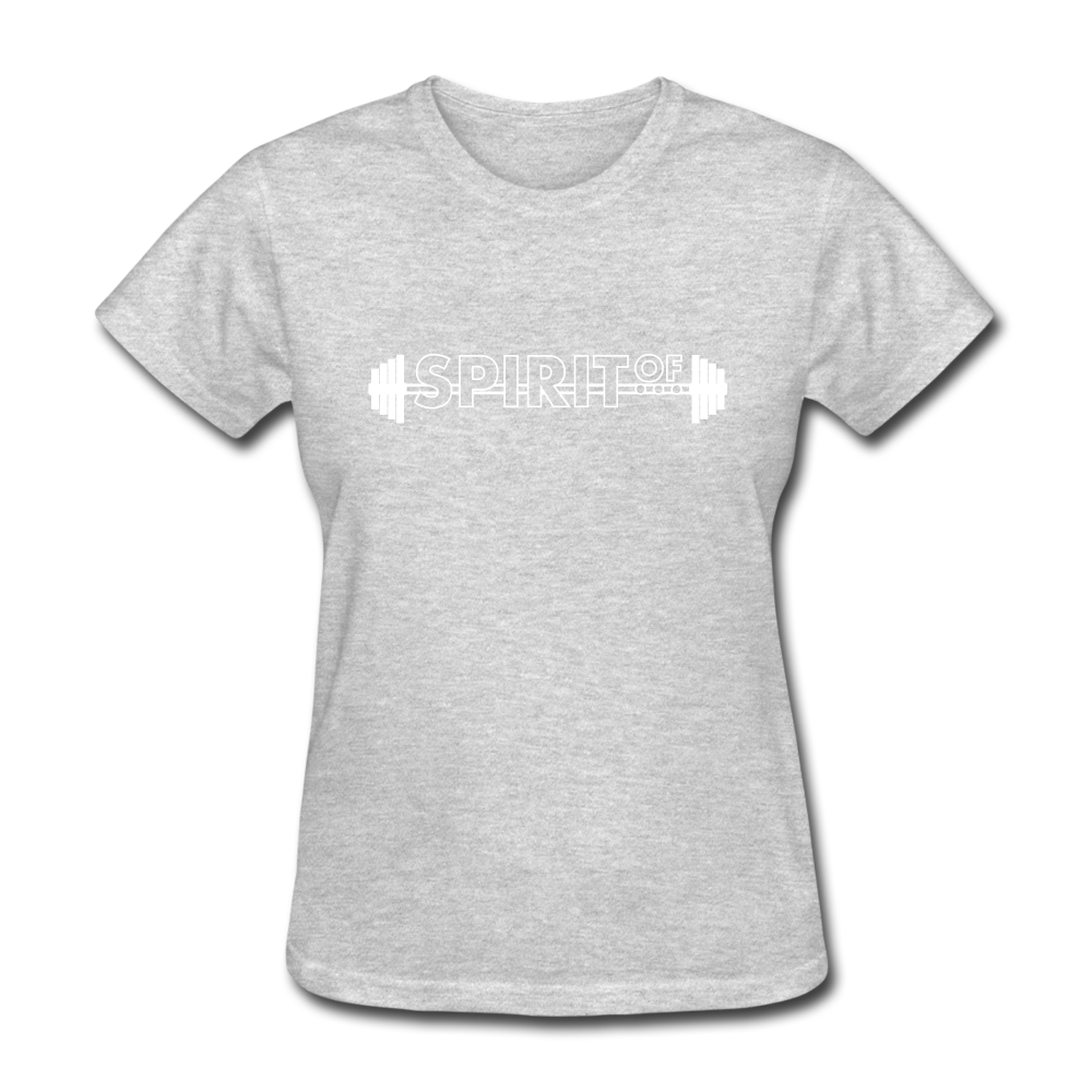 Women’s Gildan Heavy T-Shirt - gris jaspeado