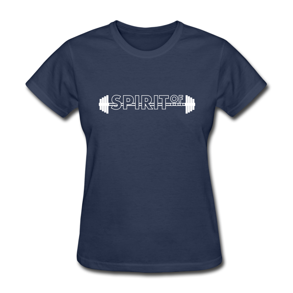 Women’s Gildan Heavy T-Shirt - azul marino