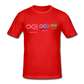 Camiseta Básica 180 (Hombre) - Consciencia Galicia Tricolor - red