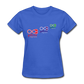 Camiseta Básica 180 (Mujer) - Consciencia Galicia Tricolor Diagonal - royal blue