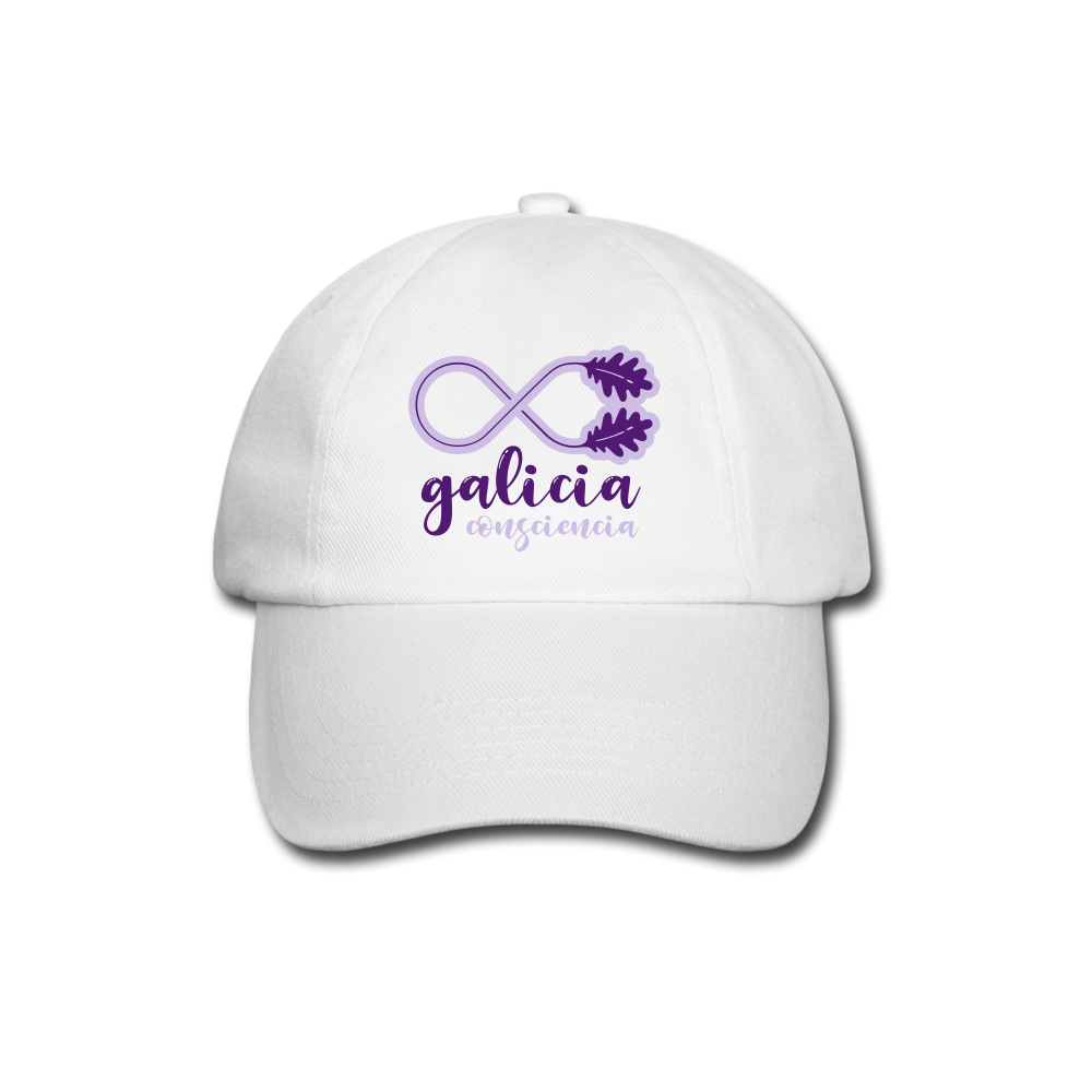 Gorra Consciencia Galicia Púrpura - white/white