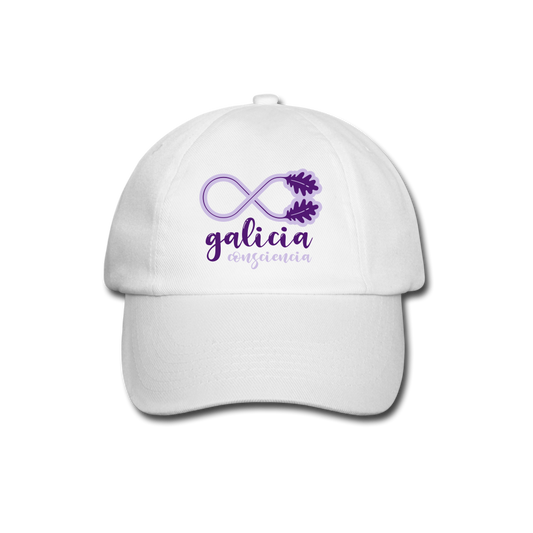Gorra Consciencia Galicia Púrpura - white/white