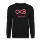 Sudadera (Unisex) - Conciencia Galicia Burgundy&Pink - black