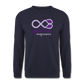 Sudadera (Unisex) - Conciencia Galicia Púrpura&Lavanda - navy