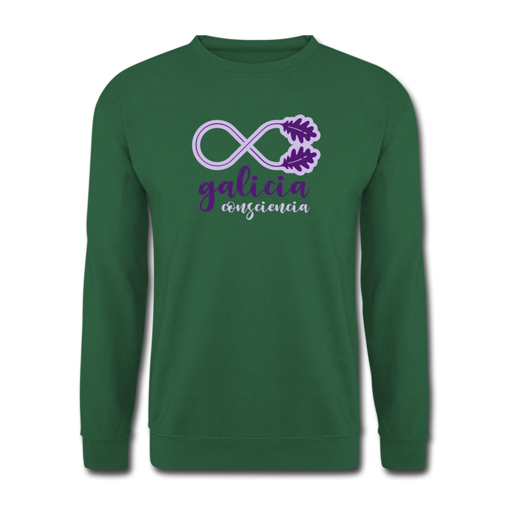Sudadera (Unisex) - Conciencia Galicia Púrpura&Lavanda - green