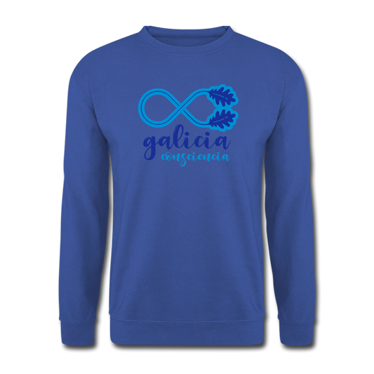 Sudadera (Unisex) - Conciencia Galicia Blue&LightBlue - royal blue