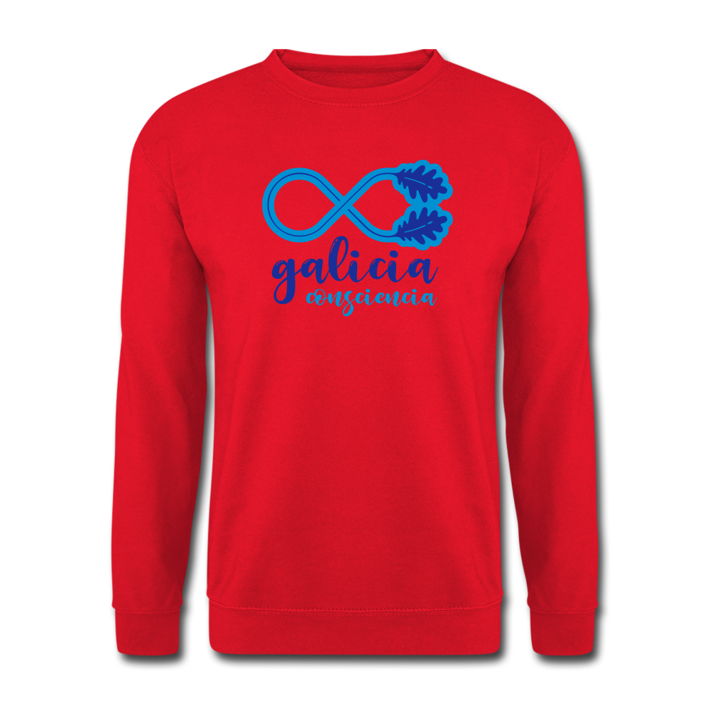 Sudadera (Unisex) - Conciencia Galicia Blue&LightBlue - red