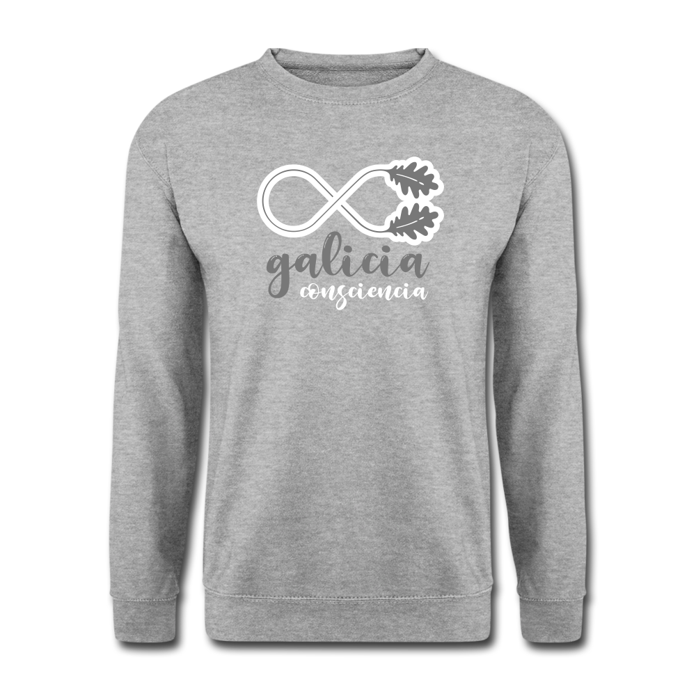 Sudadera (Unisex) - Conciencia Galicia Grey&White - salt & pepper
