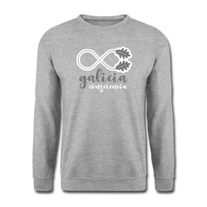 Sudadera (Unisex) - Conciencia Galicia Grey&White - salt & pepper