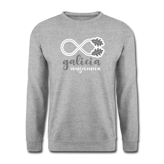 Sudadera (Unisex) - Conciencia Galicia Grey&White - salt & pepper