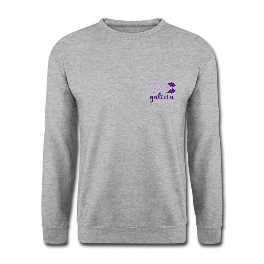 Sudadera (Unisex) - Conciencia Galicia Purpure&Lavender S - salt & pepper