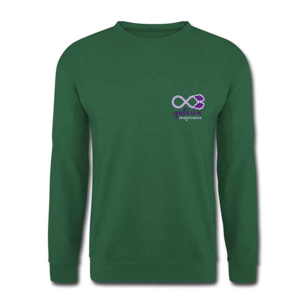 Sudadera (Unisex) - Conciencia Galicia Purpure&Lavender S - green