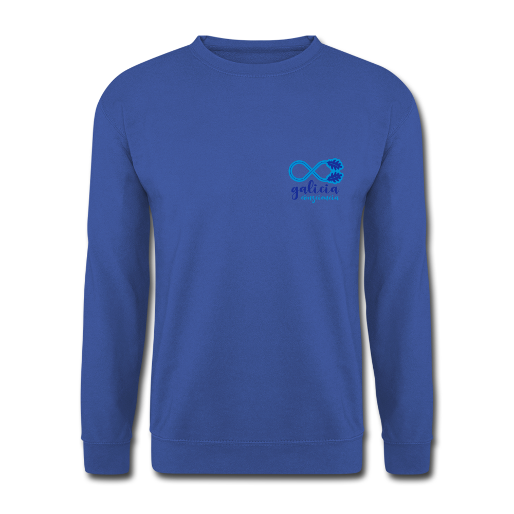 Sudadera (Unisex) - Conciencia Galicia Blue&Light Blue S - royal blue