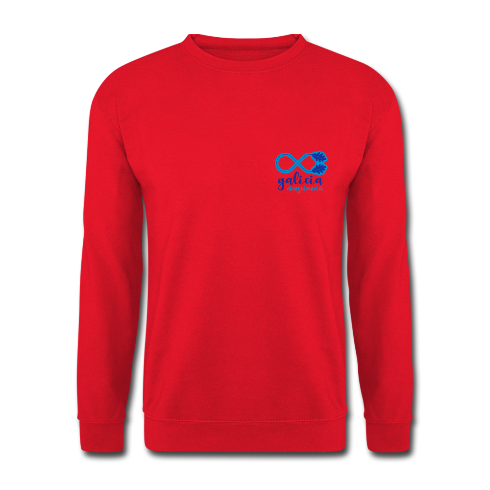 Sudadera (Unisex) - Conciencia Galicia Blue&Light Blue S - red