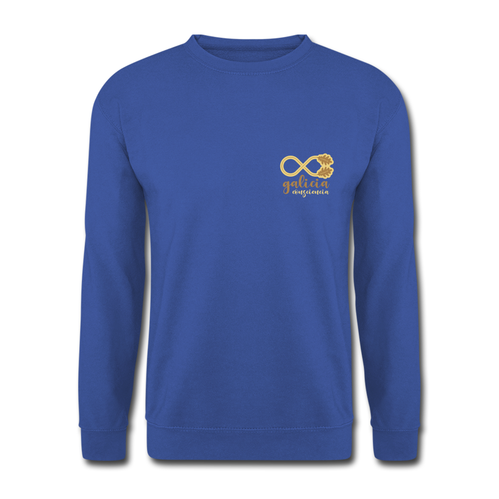 Sudadera (Unisex) - Conciencia Galicia LightBrown&Cream S - royal blue