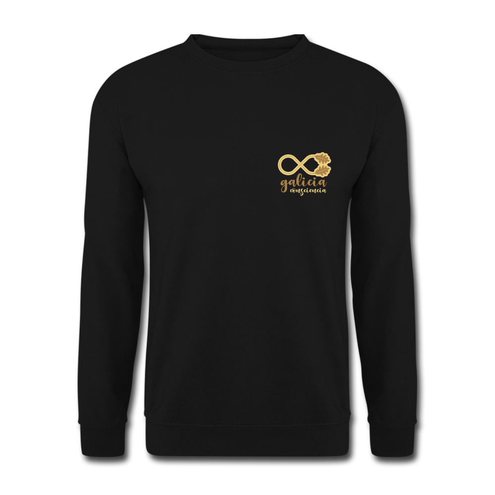 Sudadera (Unisex) - Conciencia Galicia LightBrown&Cream S - black