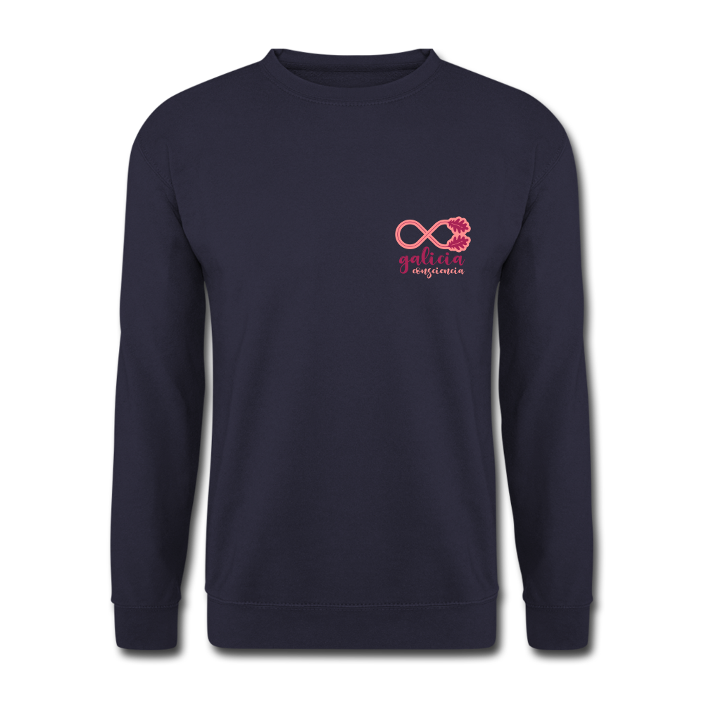 Sudadera (Unisex) - Conciencia Galicia Magenta&Pink S - navy
