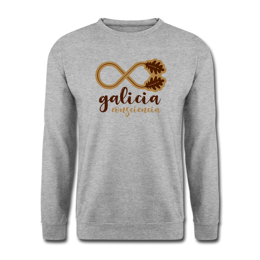 Sudadera (Unisex) - Consciencia Galicia Brown&LightBrown - salt & pepper