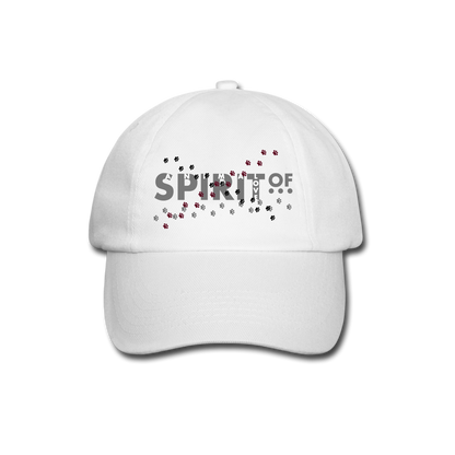 Gorra Béisbol Blanca - Spiritof AnimaLove Grey&White (FootPrints) - white/white