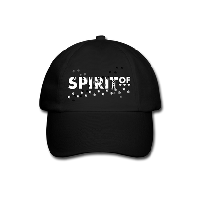 Gorra Béisbol Negra - Spiritof AnimaLove White&Black (FootPrints) - black/black